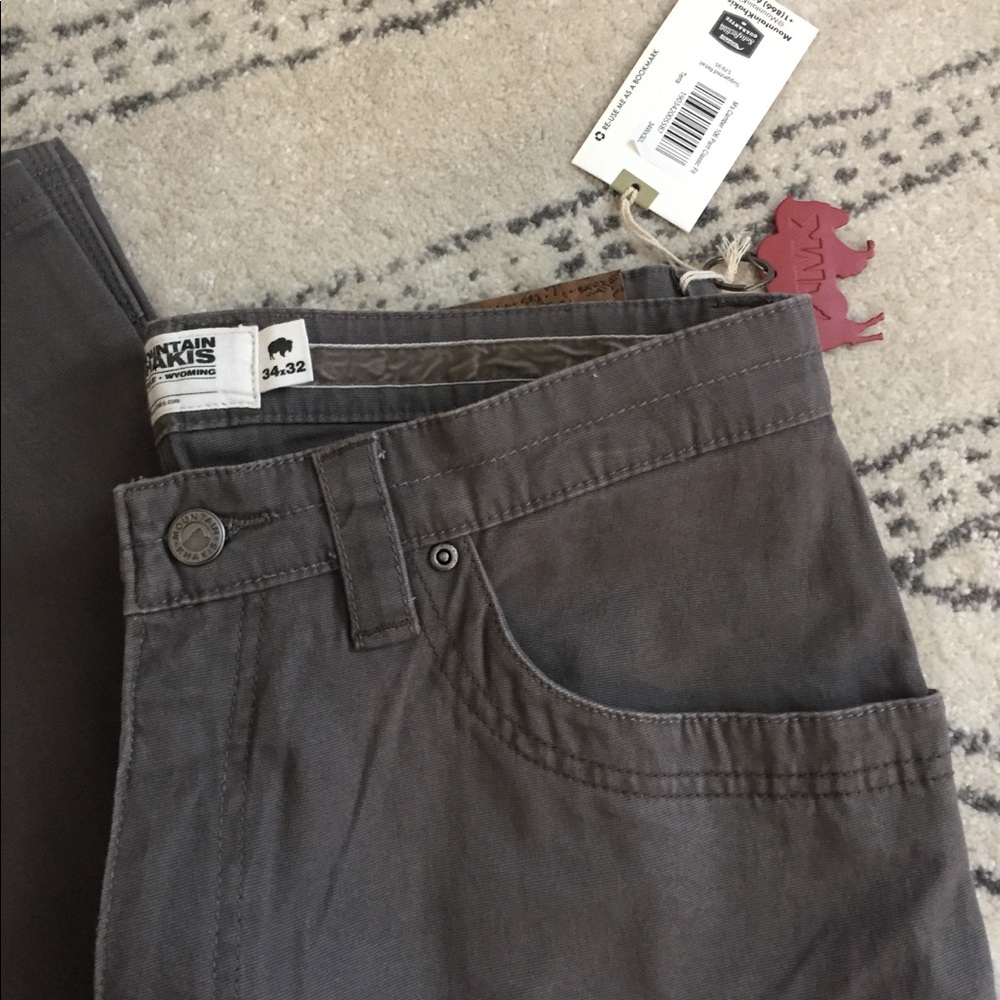 NWT Mountain Khakis Men’s Camber Classic Fit Pants